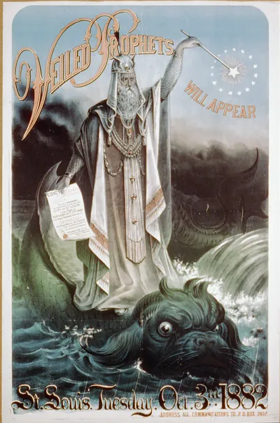 Veiled Prophet will appear, St. Louis, Tuesday, Oct. 3rd, 1882