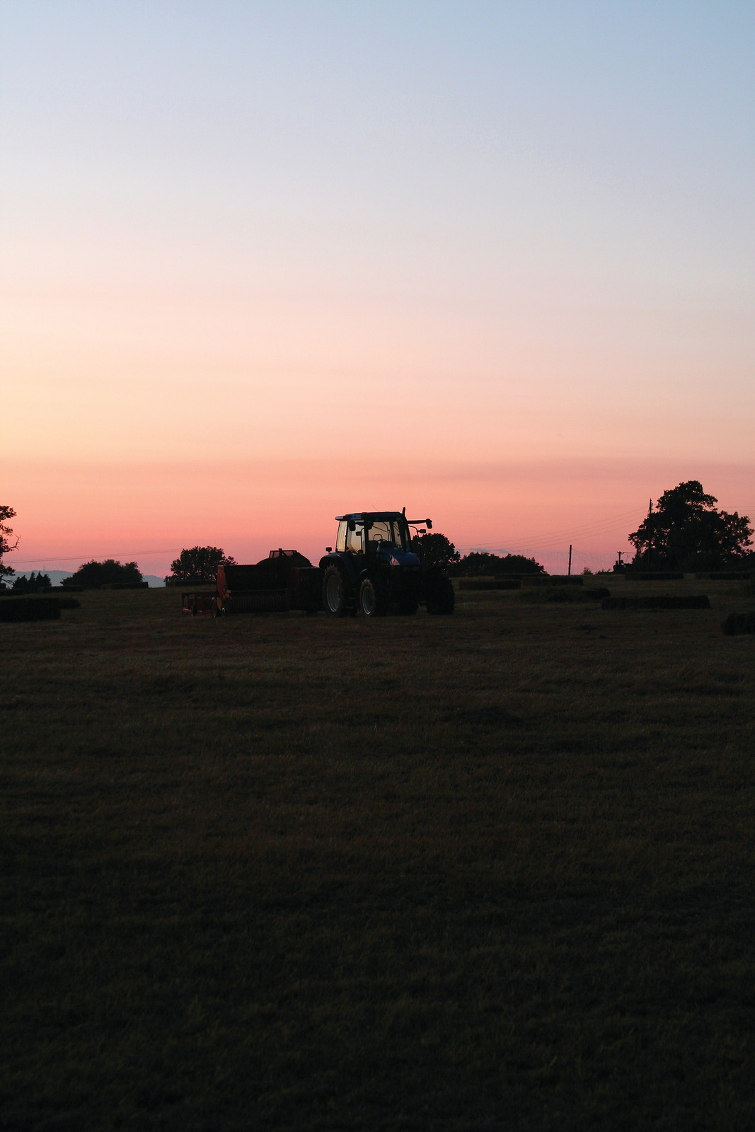 Working Late - Tractor strange ones — historic image