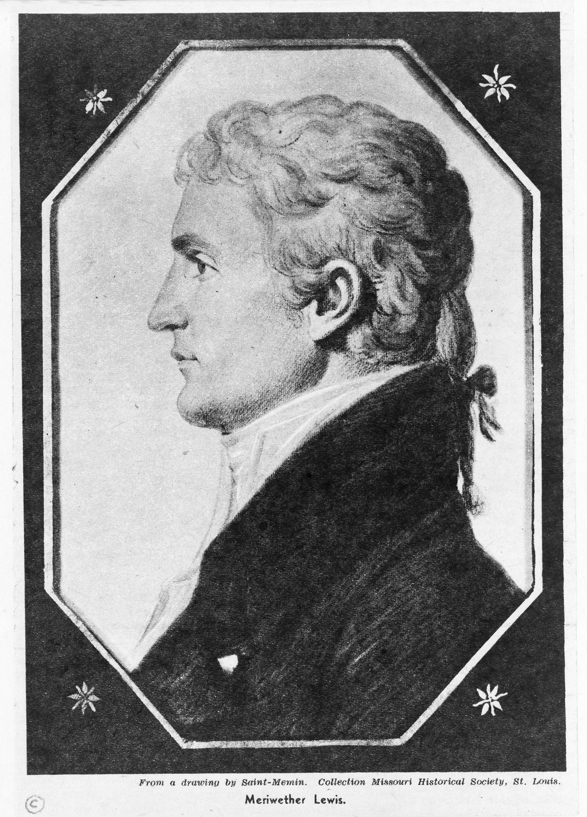 Meriwether Lewis, [between 1890 and 1940] — historic print