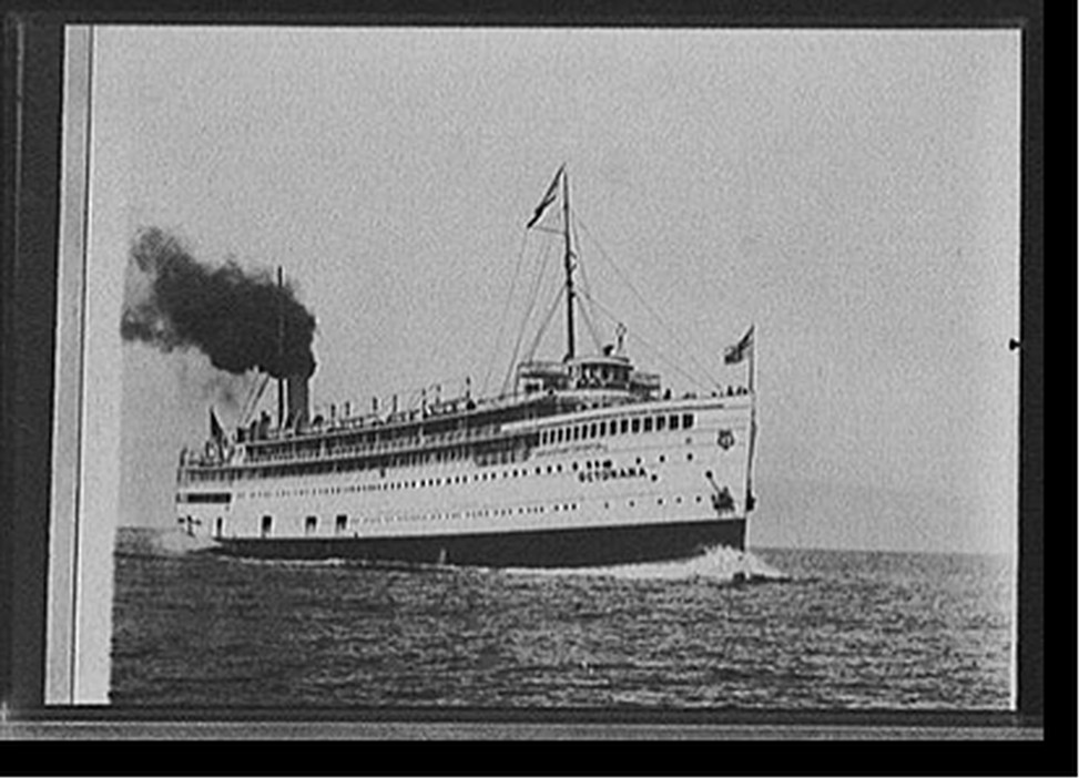 [Steamer Octorara, Great Lakes Transit Co.], [between 1910 and 1930] — historic photograph