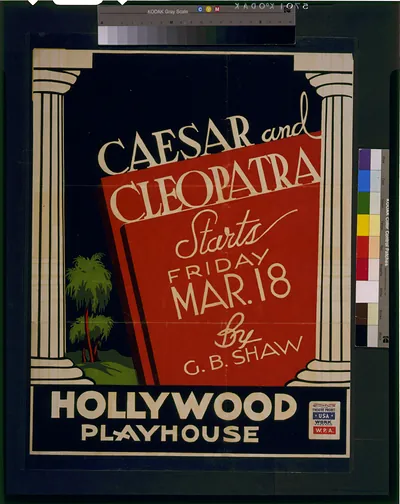Caesar and Cleopatra, by G.B. Shaw ... Hollywood Playhouse