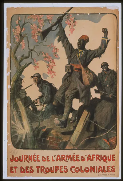 Journeacutee de larmeacutee dAfrique et des troupes coloniales