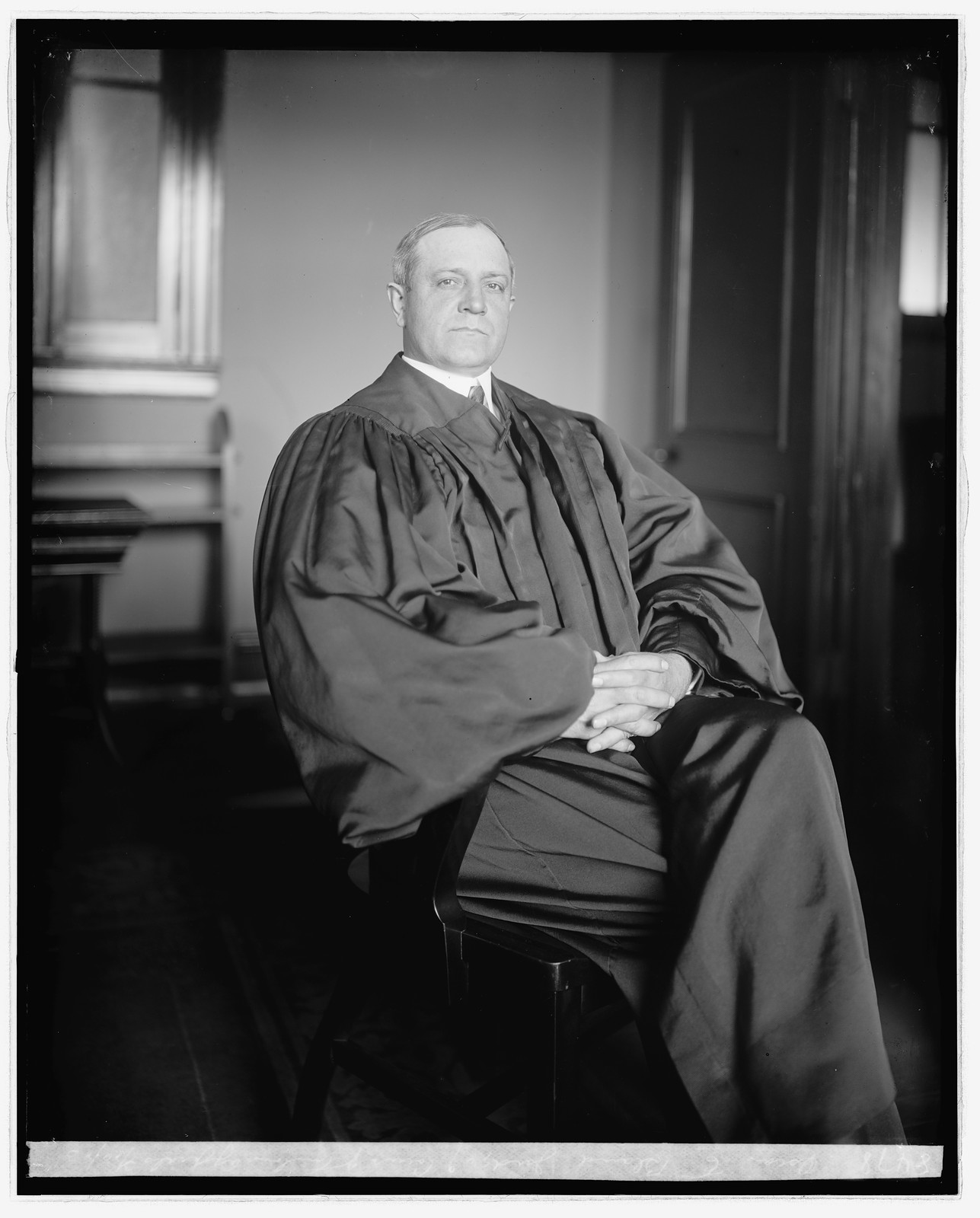 Oscar E. Bland, Judge of Court of Customs Appeals, 3/20/23, [19]23 March 20. — historic photograph