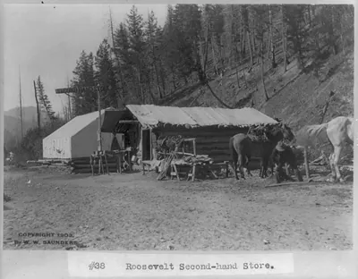 [Idaho - Roosevelt: Roosevelt second-hand store"]"