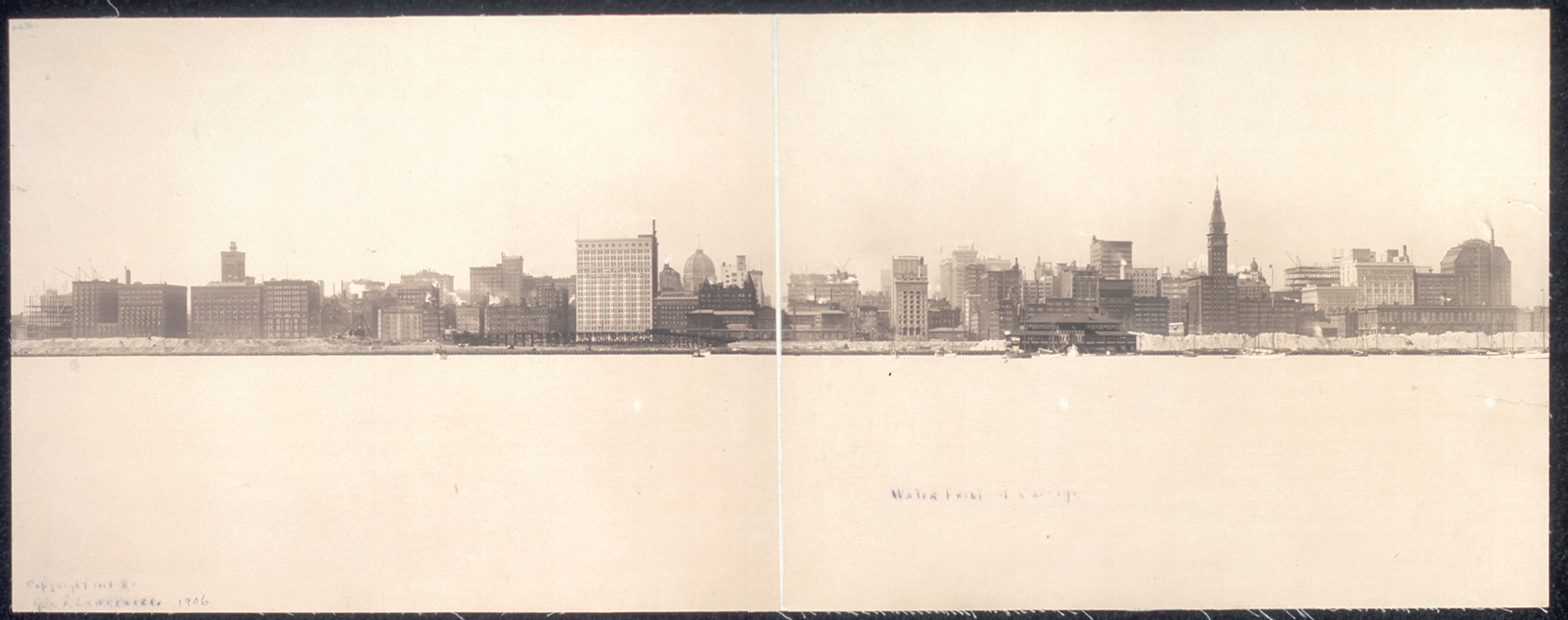 Water front of Chicago, Illinois, 1906, 1906 — historic image