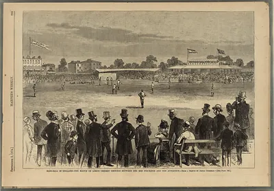 Base-Ball in England: The Match on Lord's Cricket Grounds