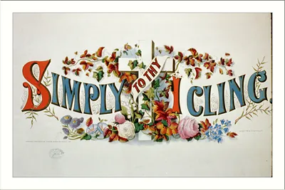 Simply to thy [cross] I cling