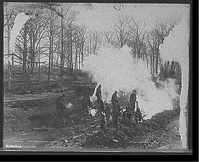 Steam drills, Rutland R.R. [Railroad]