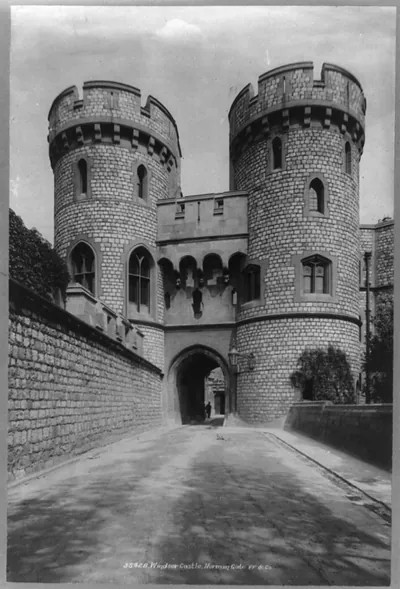 Norman Gate, Windsor Castle, New Windsor, Berkshire, England