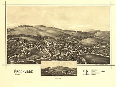 NH Greenville 1886 MAP