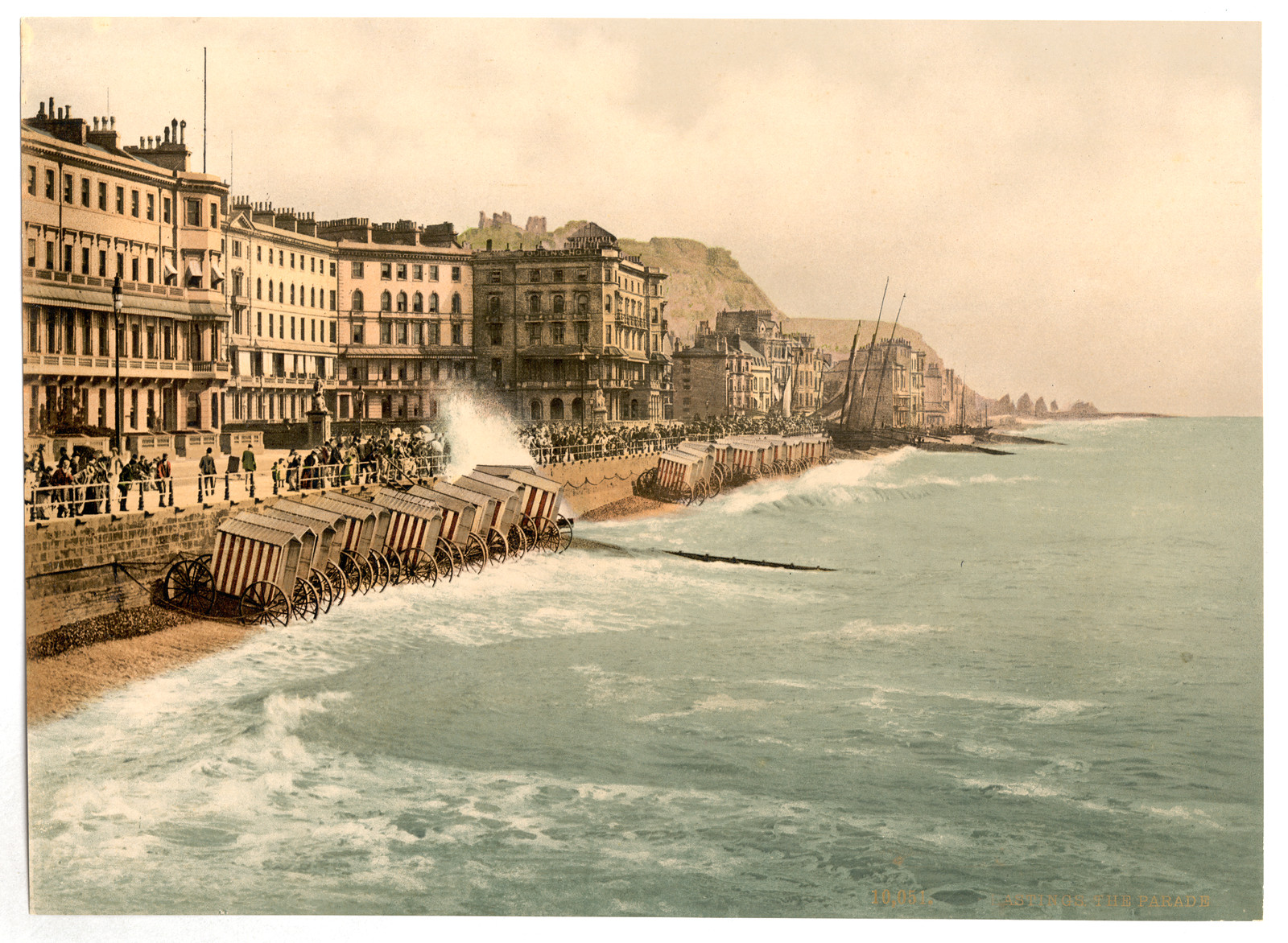 The parade Hastings England, [between ca. 1890 and ca. 1900]. — historic print