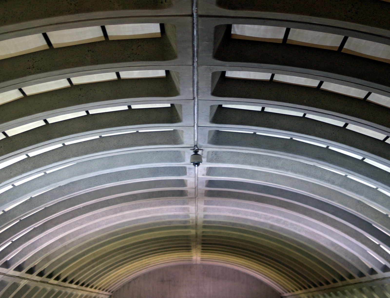 Woodley Park Metro Ceiling & Surveillance (Washington, DC) — historic image