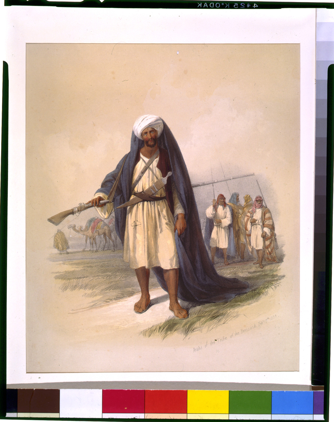 Arabs of the Tribe of the Benisaid Feby 17th 1839, [published between 1844 and 1845] — antique lithograph