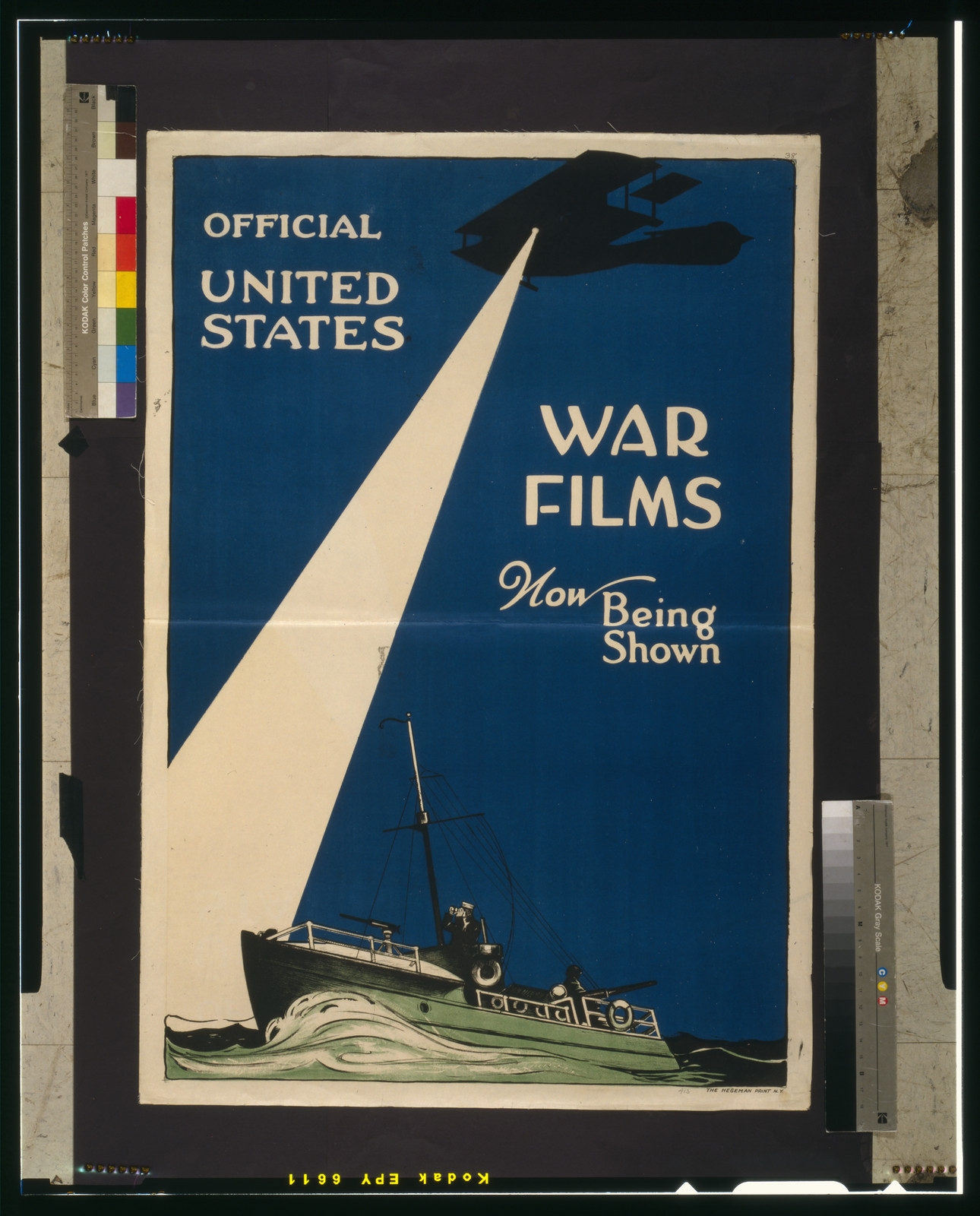 Official United States War Films Now Being Shown, 1917 — historic image