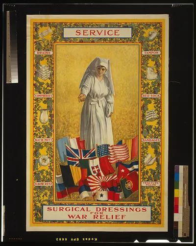 Service - Surgical dressings for war relief / Thomas Tryon.