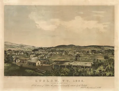 VT Ludlow 1859 MAP