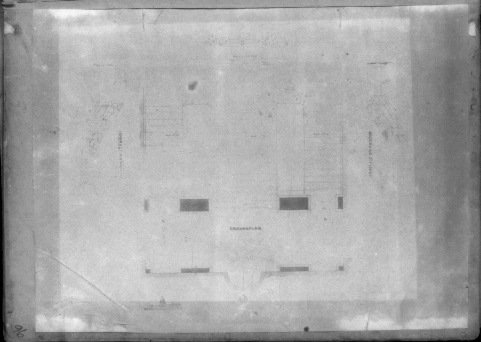 [Diagram of stairs, U.S. Capitol, [between ca. 1852 and ca. 1860] — historic photograph
