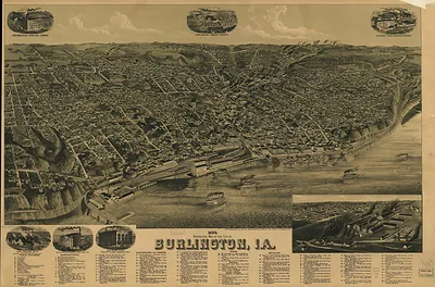 Burlington, Iowa, 1889