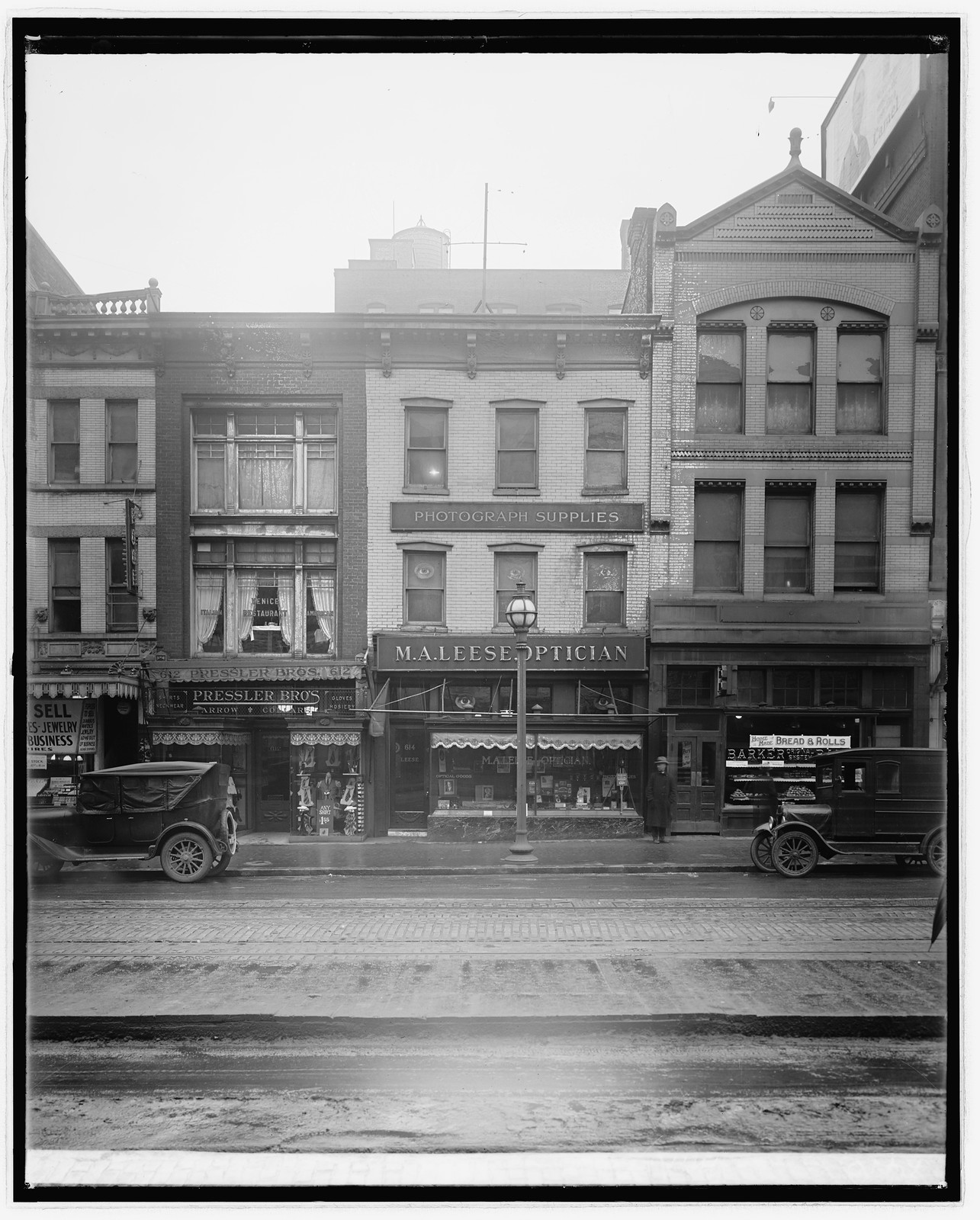 M.A. Leese, 9th St. store, [Washington, D.C.], [between 1910 and 1926] — historic photograph