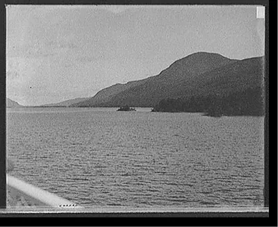 [Black Mountain from Red Rock Point, Lake George, N.Y.]