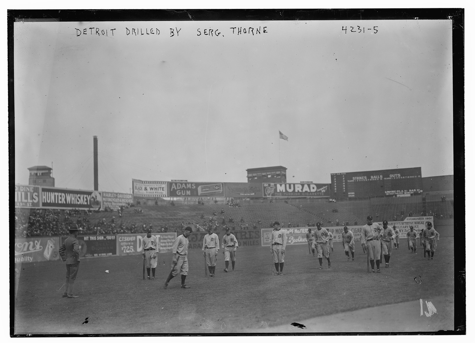 Detroit drilled by Serg. Thorne, n/a — historic photograph