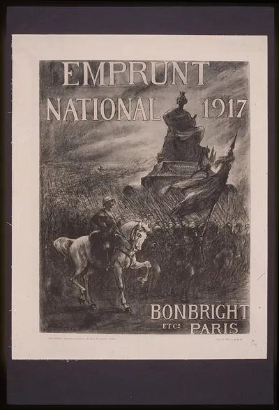 Emprunt National 1917. Bonbright et Co. Paris