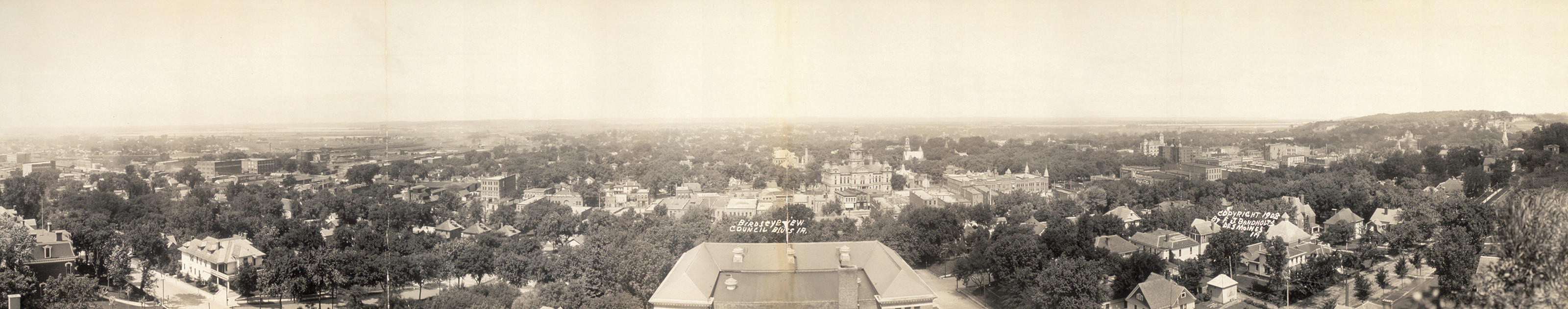 Council Bluffs, Iowa, 1908, 1908 — historic image