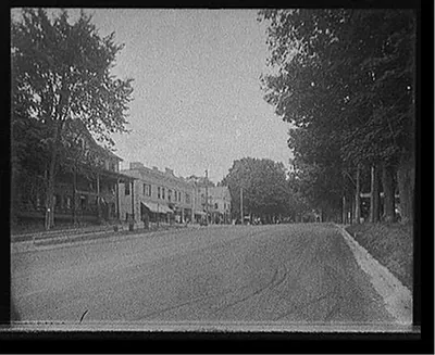 [The Village street, Lake George, N.Y.]