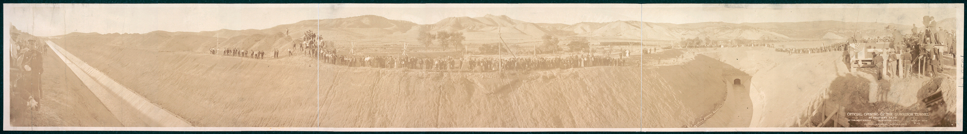 Gunnison Tunnel 1 Montrose, Colorado, 1909, 1909 — historic image