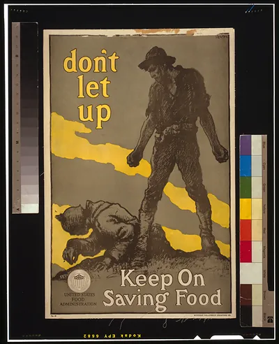 Dont let up - Keep on saving food / F. Luis Mora.