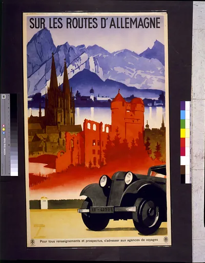 Sur le routes d'Allemagne / Ludwig Hohlwein.