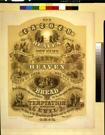 Our father who art in heaven ... / A. Hoen & Co., engravers.