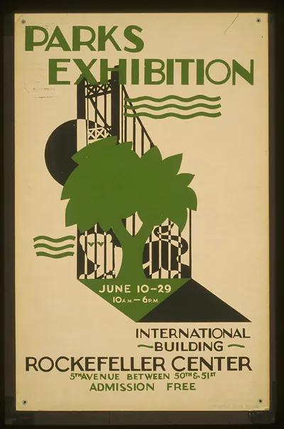 Parks exhibition International Building Rockefeller Center / executed by Mayors Poste