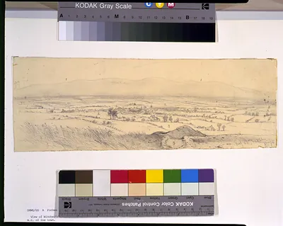 View of Winchester, Va., from fort on the hill N.E. of the town / EF.