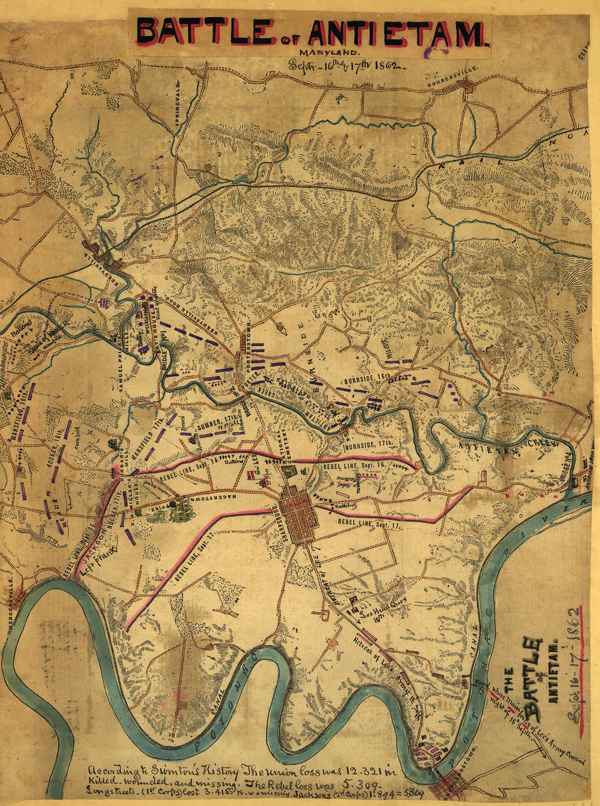 Battle of Antietam, Maryland, September 16-17, 1862, 1862 — historic image