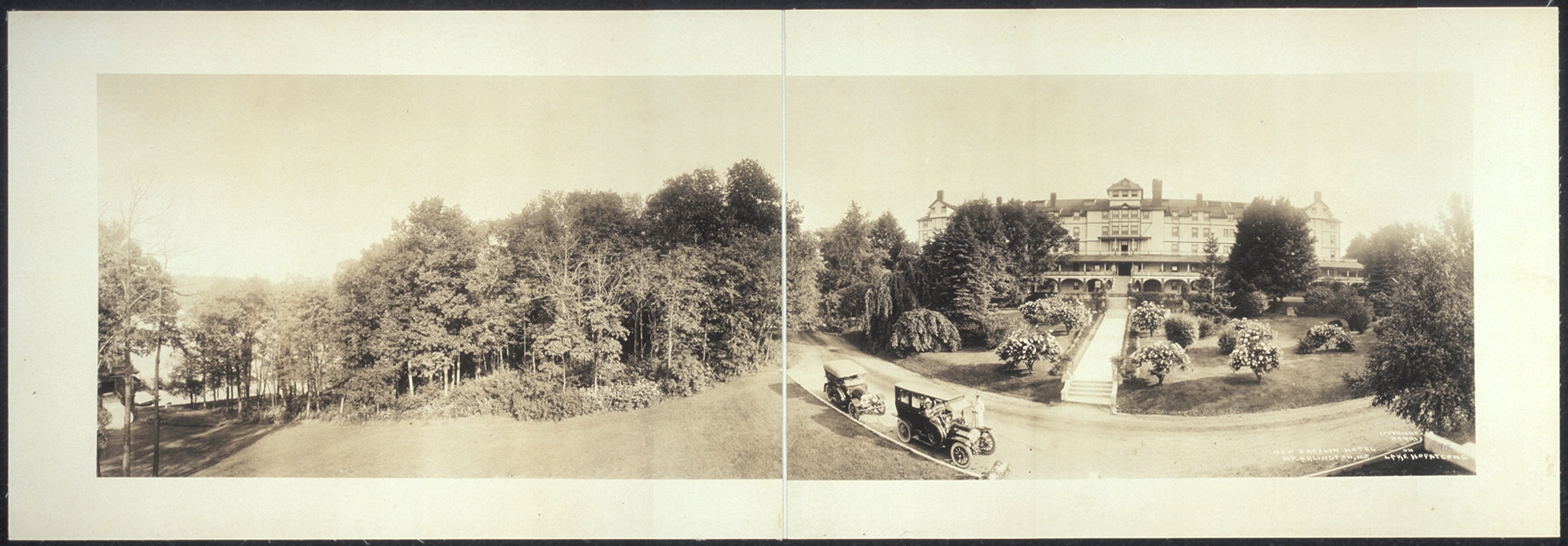 1 1913 New Breslin Hotel, Mt. Arlington, New Jersey, 1913 — historic image