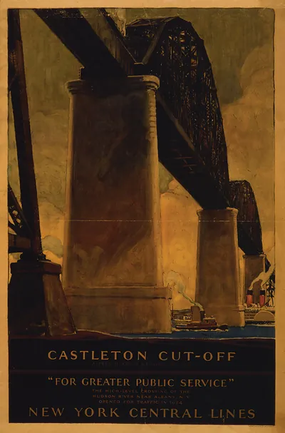 New York Central Lines - Castleton cut-off - Alfred H. Smith Memorial Bridge