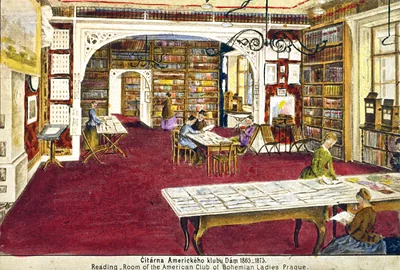 Reading Room of the American Club of Bohemian Ladies, Prague