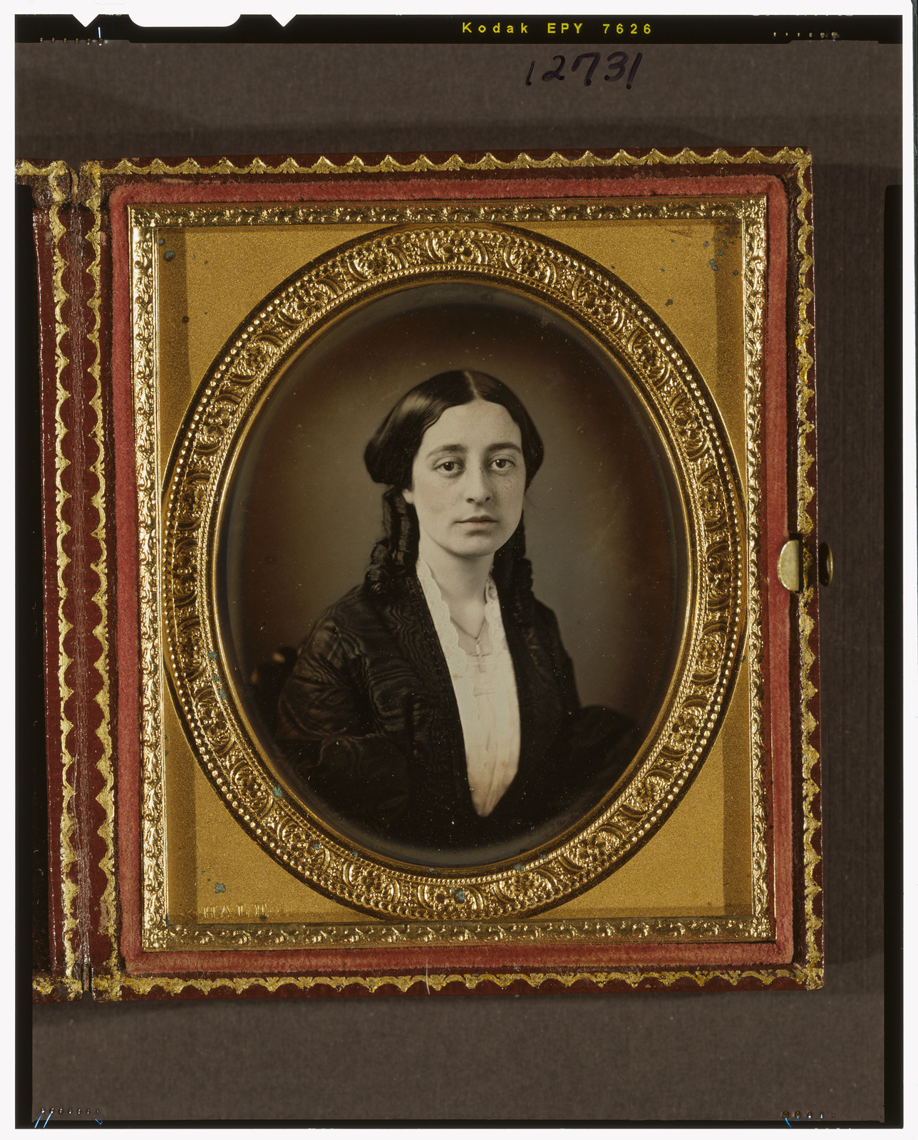 [Mary Susan Everett Abbot, facing right], [ca. 1854] — historic photograph
