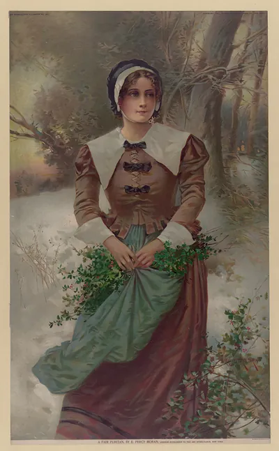 A Fair Puritan, by E. Percy Moran