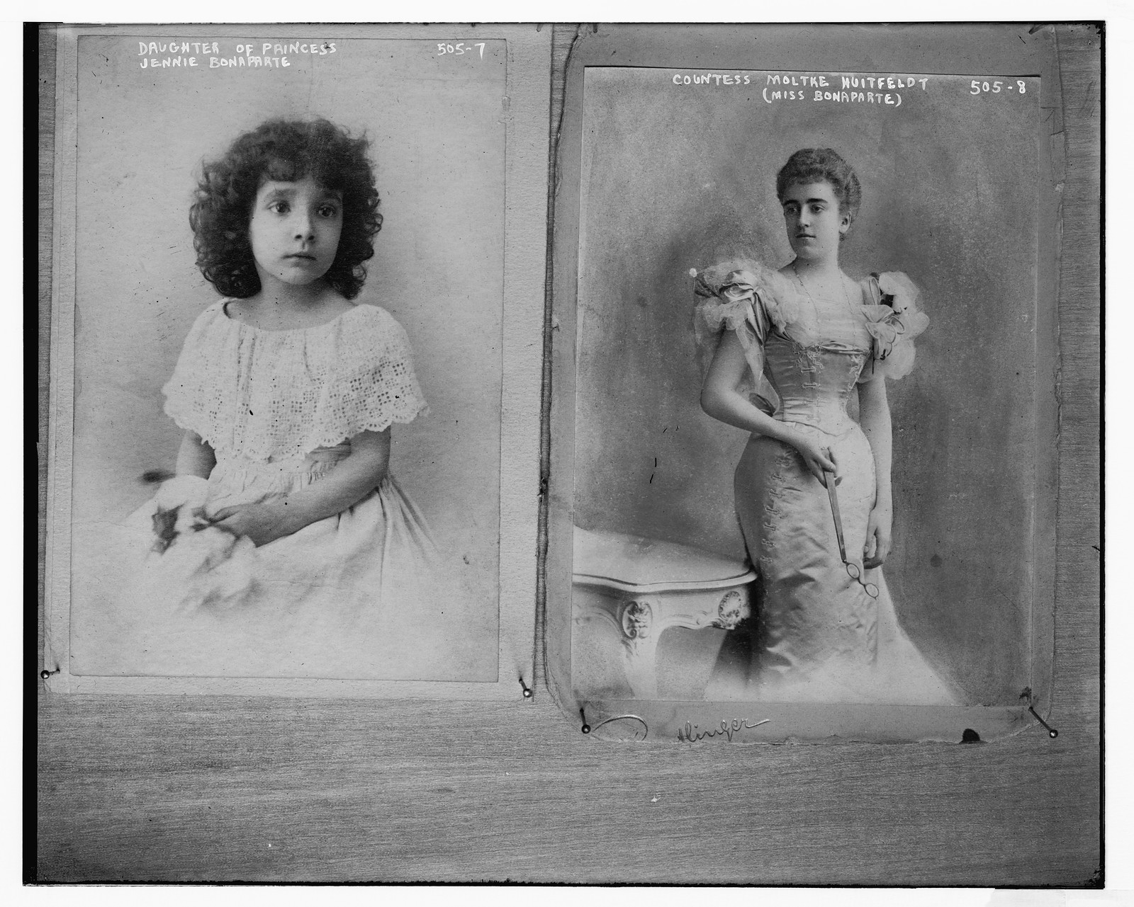 Countess Moltke Huitfeldt (Miss Bonaparte), n/a — historic photograph