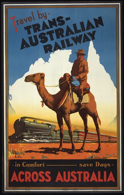 Travel by Trans-Australian Railway across Australia / Northfield.