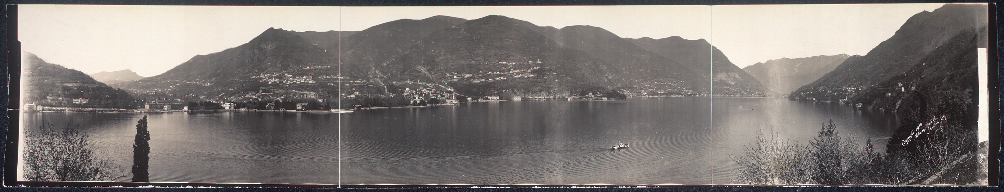 Lake Como, 1910a, Italy, 1910 — historic image