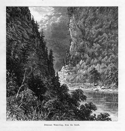 Delaware Water-Gap, from the South
