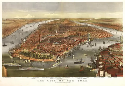 New York, New York, 1870