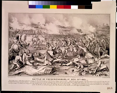Battle of Fredericksburg, Va. Dec. 13th 1862