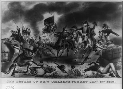 The battle of New Orleans, fought Jany 8th 1814
