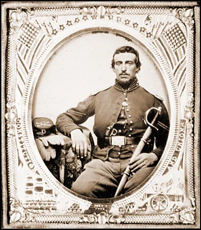 Portrait of Corp. Nailer 13th Pennsylvania Cavalry U.S.A.