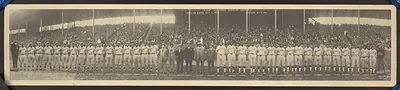 First colored world series, opening game Oct. 11, 1924, Kansas City, Mo. / photo by J.E. Mille[r?], K.C.