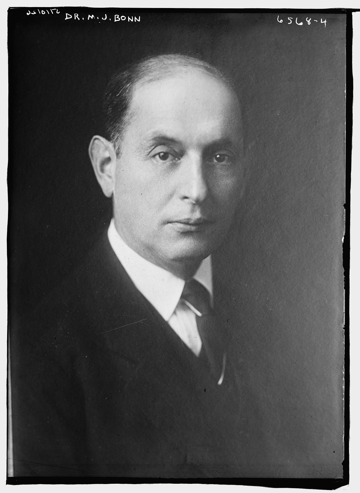 Dr. M.J. Bonn, n/a — historic photograph